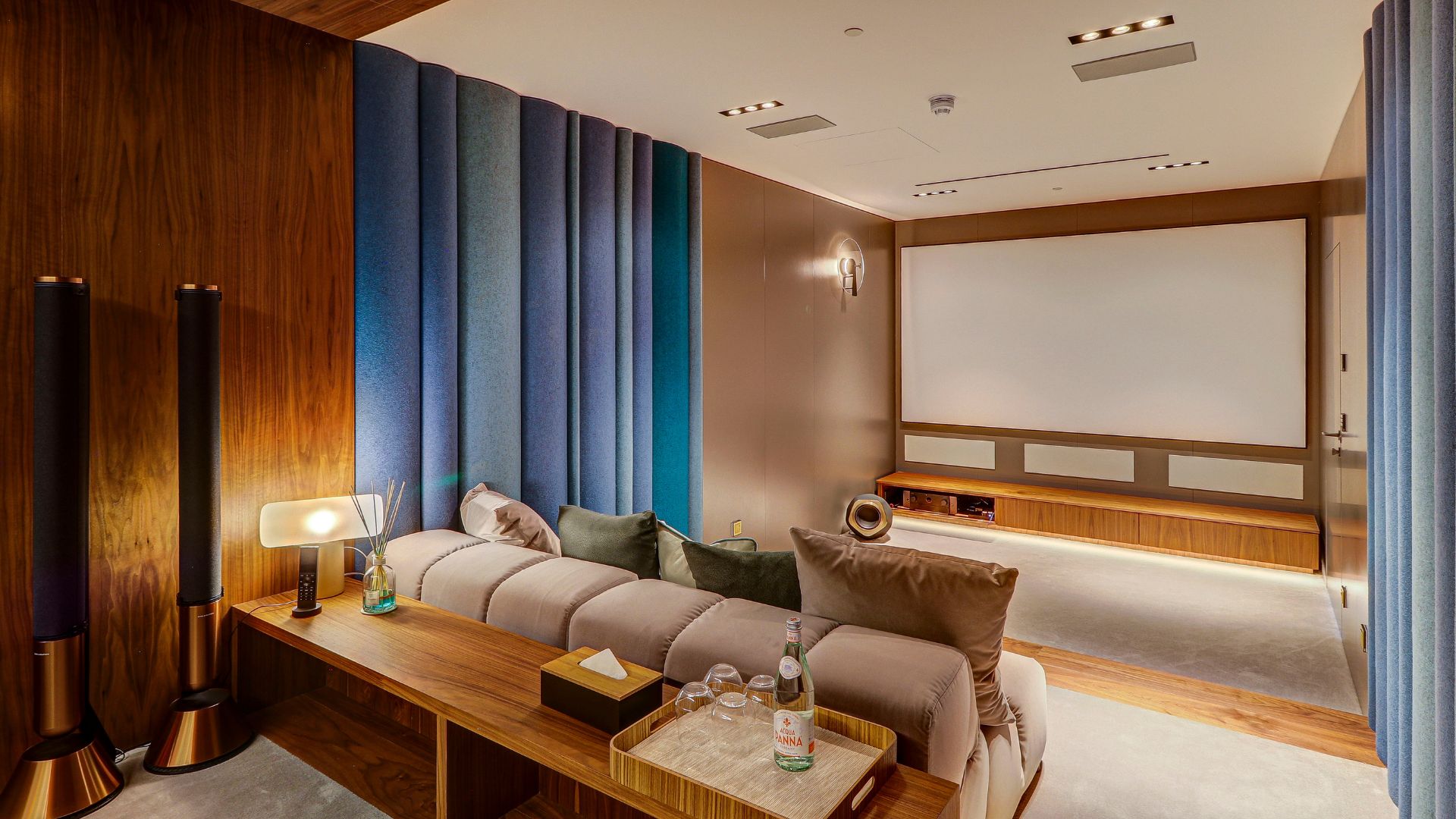 Private cinema, gym and sea views in best property for sale in Malta