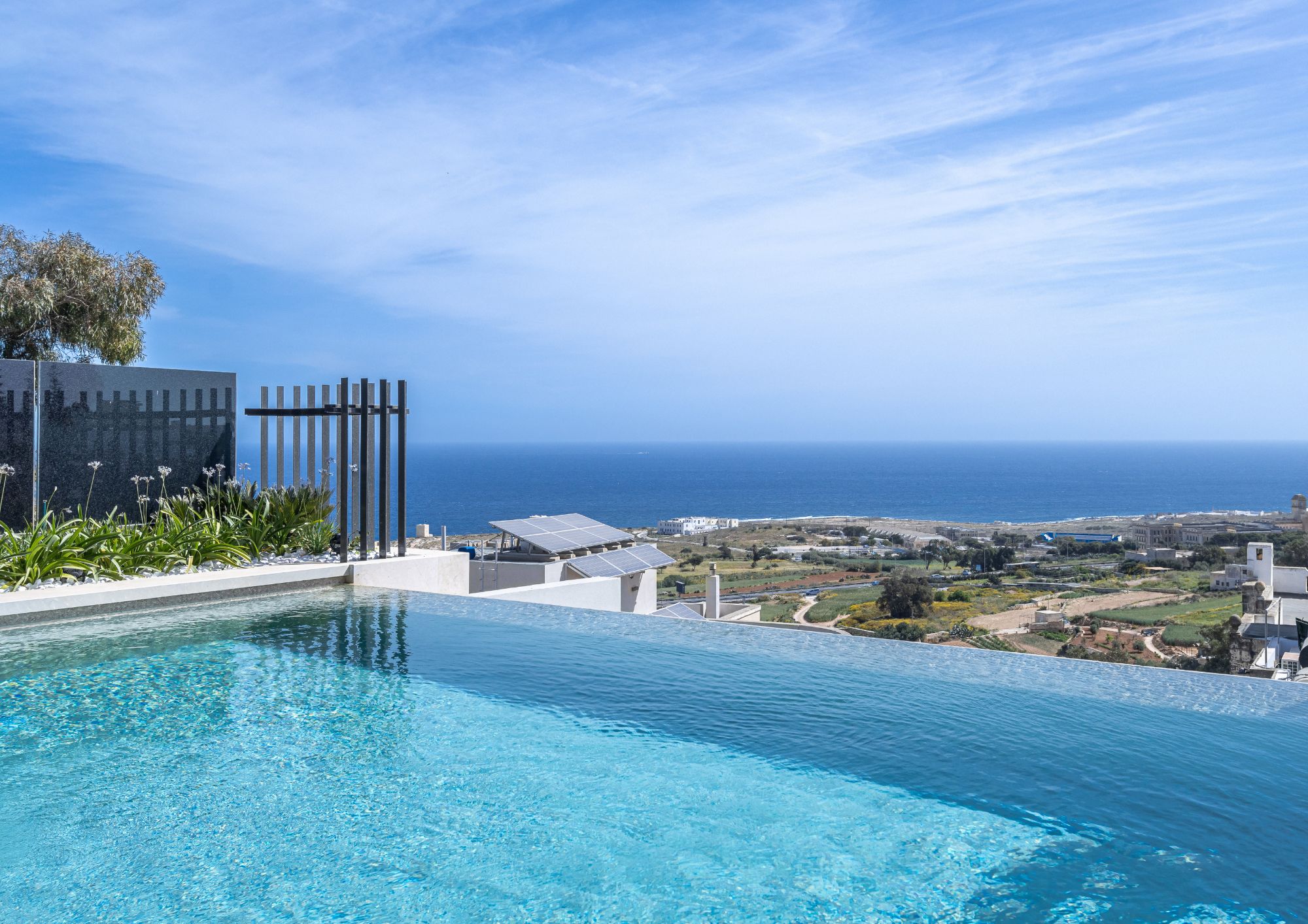 Sea view from one of Madliena's villa